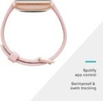 Fitbit Versa 2 Health & Fitness Smartwatch with Heart Rate, Music, Alexa Built-in, Sleep & Swim Tracking, Petal/Copper Rose, One Size (S & L Bands Included) (Renewed) - Image 4