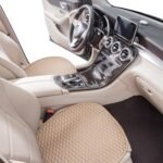Car Seat Covers Cushion Pad,2PCS Front Bottom Seat Covers for Cars,Super Breathable,Storage Bags,Anti-Slip,Universal Automotive Seat Covers Fit for Most Sedans SUV Pick-up(2Pcs Beige) - Image 7