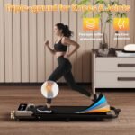 Walking Pad with Handle Bar, Treadmills for Home and Office,2.5HP Under Desk Treadmills with Rermote Control &LED Display,265 lbs - Image 3