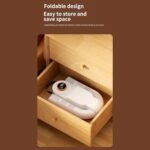 Pssopp Electric Shoe Boot Dryer, Quick Drying Deodorizing with Smart Timer, 90 Degree Folding, Quiet, White for Various Shoes and Materials (US Plug 110V) - Image 3