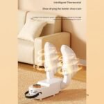 Pssopp Electric Shoe Boot Dryer, Quick Drying Deodorizing with Smart Timer, 90 Degree Folding, Quiet, White for Various Shoes and Materials (US Plug 110V) - Image 4