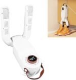 Pssopp Electric Shoe Boot Dryer, Quick Drying Deodorizing with Smart Timer, 90 Degree Folding, Quiet, White for Various Shoes and Materials (US Plug 110V) - Image 5