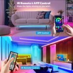 Led Lights 100ft Smart APP Control Music Sync Strip Lights RGB Color Changing Strips with Remote, for Bedroom Kitchen and Party - Image 3