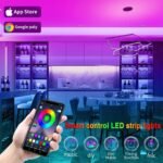 Led Lights 100ft Smart APP Control Music Sync Strip Lights RGB Color Changing Strips with Remote, for Bedroom Kitchen and Party - Image 5