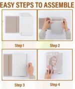 LUXE LARGE | 4 PCS Faux Decorative Books for Home Decor | Not Real Books | Coffee Table Decor, Shelf Styling & Modern Aesthetic Accent Pieces for Living Room, Office, Entryway, or Bookshelf Display - Image 4