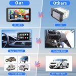 Portable Wireless with Apple CarPlay and Android Auto Screen for Car, 7" HD Touch Screen Car Stereo with Mirror Link, Bluetooth 5.2, Backup Camera, AUX,FM Transmitter for All Vehicle - Image 4