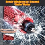Safehammer - Upgraded Safe Hammer Glass Breaker Under Water, Car Hammer Seatbelt Cutter Window Breaker Emergency Escape Tool, Safehammer Glass Breaker for New Cars (3PCS Red & Black & Silver) - Image 3