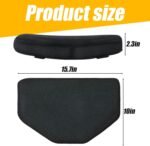 MABOZOO Exercise Bike Seat Cushion, Comfort Recumbent Bike Seat Cushion Stationary Pad with Washable Cover, Foam Rower Mat Pad for Rowing Machine, Bicycle - Image 4