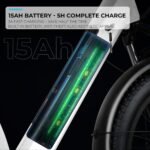 ANCHEER 26" Electric Bike for Adults, 1000W Peak Motor, 28MPH Speed, 60 Miles, 48V 15Ah Removable Battery, Fat Tire Electric Bike Off-Road EBike for Men & Women, UL2849 Compliant, 7 Speed, RoverL/H - Image 5