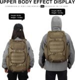 Mardingtop Tactical Molle Backpack for Men- 18L/28L EDC Hiking & Motorcycle Backpack - Image 5