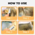 Pet Hair Comb, 2025 New Multifunctional Pet Grooming Brush Pet Hair Comb Tear Stain Removal, Fine-Tooth Stainless Grooming Massage Comb Stainless for Small Dogs Puppies - Image 3