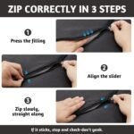 OhGeni Calming Donut Dog Bed Pillow for Medium Pets, Machine Washable Removable Cover, Comfort Plush Fluffy Faux Fur with Anti-Slip Bottom, Cats-Friendly Round Cuddly Design, Gray, 30 inches - Image 7