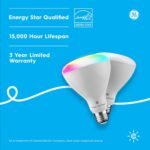 Cync GE BR30 Smart Bulb WiFi LED Light Bulbs - Color Changing Indoor Floodlight - Bluetooth Light Bulb with Alexa & Google Assistant - 9.5W 2-Pack - Image 5