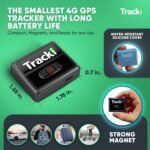 Tracki GPS Tracker for Vehicles, Car, Kids. Subscription Needed. US-Made Tech. 4G LTE GPS Tracking Device. Unlimited Distance, US & Worldwide. Small (Tracker) (Tracker 1 Year Subscription Incl.) - Image 3