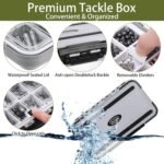 397 Pcs Fishing Accessories Kit Tools Include Backpack Fishing Tackle Box with Hooks Weights Sinkers Spinner Blade Gear - Image 4