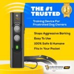 Pro Dog Bark Deterrent and Training Device - Stop Barking Without Hurting Your Pet - Rechargeable Ultrasonic Dog Bark Trainer - Just Point and Press, Black - Image 3