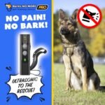 Pro Dog Bark Deterrent and Training Device - Stop Barking Without Hurting Your Pet - Rechargeable Ultrasonic Dog Bark Trainer - Just Point and Press, Black - Image 6