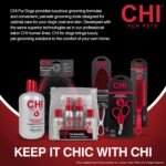 CHI for Dogs Small Dog Detangling Kit - 3-Piece Grooming Set with Detangling Spray, Double-Sided Brush, and Slicker Brush - Dog Grooming Essentials for Coats and Tangles - Image 7