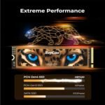 RayCue 4TB NVMe M.2 SSD for PS5 with Heatsink, Up to 7450MB/s, PCIe 4.0 M.2 2280 Gaming SSD, Suitable for PlayStation 5 Memory Expansion, Game Enthusiasts, IT Professionals - Image 4