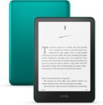 Amazon Kindle Paperwhite Signature Edition Bundle: Includes, Amazon Kindle Paperwhite Signature Edition 32GB | Metallic Jade, Sling Bag | Dune, Clear Back Case | Jade - Image 3