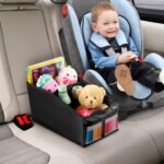 Masirs Back Seat Car Organizer, Neatly Organize Items While Traveling, Folds Flat for Easy Trunk Storage - Image 4