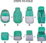 ZOMAKE 25L Ultra Lightweight Packable Backpack, Foldable Hiking Backpacks Water Resistant Small Folding Daypack for Travel(Dark Green) - Image 5