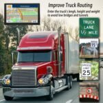 Truck GPS Commercial Drivers 2025, Trucker Car GPS Navigator, 9 inch Navigation System with Lifetime Map Updates, Voice Assistant, Speed Limit Warnings - Image 3