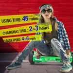 HOVERSTAR hoover boards for a 7-12 year old Chrome Color Flash Wheel,Built-in wireless speaker,hoverboard adult range of over 10 miles, hoverboard for All Ages (GREEN) - Image 6