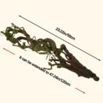 BNOSDM Reptile Bend-A-Branch Vines with Moss,Bendable Reptile Jungle Vines,Bearded Dragon Climbing Plants Tank Accessories,Pet Habitat Decor for Chameleon Geckos Snakes Lizards Frogs - Image 4