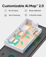 eufy Like-New L60 Robot Vacuum, Ultra Strong 5,000 Pa Suction, iPath Laser Navigation, for Deep Floor Cleaning, Ideal for Hair, Hard Floors (Renewed) - Image 5
