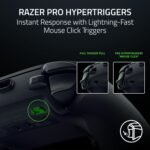 Razer Raiju V3 Pro Wireless Controller: Officially licensed for PlayStation, PS5, PC - Lag-free Esports Grade Performance - 6 Remappable Buttons - Customizable TMR Thumbsticks - Fast Triggers - Black - Image 5