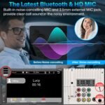 Double Din Car Stereo with Dash Cam - Voice Control Carplay, Android Auto, Steering Wheel Controls, 7" HD Touchscreen, Backup Camera, Bluetooth, Mirror Link, Subw, USB/TF/AUX, AM/FM Radio Receiver - Image 5