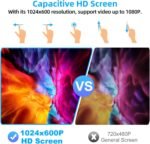 Double Din Car Stereo with Dash Cam - Voice Control Carplay, Android Auto, Steering Wheel Controls, 7" HD Touchscreen, Backup Camera, Bluetooth, Mirror Link, Subw, USB/TF/AUX, AM/FM Radio Receiver - Image 6