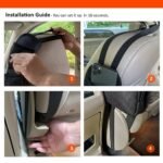 Luckybay Car Seat Side Organizer, Auto Seat Storage Hanging Bag, Phones, Drink, Stuff Holder with Mesh Pocket for Cars, SUV & Truck - Image 4