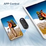 Li&Lu 4K Thumb Action Camera, Sports & Action Video Cameras Portable for Cycling, Motorcycle (with 64G-Card, Black) - Image 3