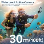 Li&Lu 4K Thumb Action Camera, Sports & Action Video Cameras Portable for Cycling, Motorcycle (with 64G-Card, Black) - Image 4