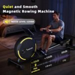 Rowing Machines for Home,Magnetic Rowing Machine,Max 264lbs Weight Capacity,Quiet Rower with Tablet Holder,16 Levels of Resistance - Image 7