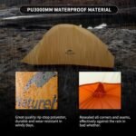 Naturehike Cloud-Up 1 Person Tent, Lightweight Backpacking Tents for One Man, Waterproof Ultralight One Person Tent for Camping Hiking Backpacking - Image 6