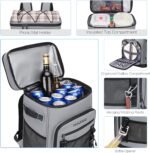 Large Waterproof Insulated Cooler Backpack for Men & Women, Leak Proof Cooler Backpack for Camping, Beach, Fishing, Picnic, Travel, Outdoor, 30L, 48Cans - Image 4