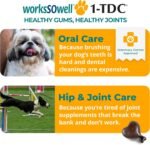 1TDC WorksSoWell Dual Action Joint Supplement For Dogs & Cats - Hip And Joint Supplement For Large Breed & Small Breed - Also Great For Oral Health - Muscle & Stamina Recovery & Arthritis - 120ct - Image 3