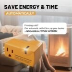 MAXKOSKO 4 PCS Freeze Thermostatically Controlled Outlet，Automatically Turn On Below 38 °F and Off Over 50 °F - Image 5