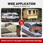 MAXKOSKO 4 PCS Freeze Thermostatically Controlled Outlet，Automatically Turn On Below 38 °F and Off Over 50 °F - Image 6