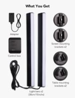 Govee RGBIC Light Bars, 15 Inches WiFi TV Backlight Suitable for 45-70 inch TVs, Smart Light Bars with Multiple Placement Options, Work with Alexa and Google Assistant, Black - Image 6