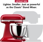 KitchenAid Artisan Mini 3.5 Quart Tilt-Head Stand Mixer - KSM3316X - Empire Red - Image 3