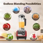Blenders for Kitchen Powerful 1800 Watt Motor Smoothie Blender 70 Oz Large Capacity and BPA-Free Containers with To Go Cup, Countertop Blender for Smoothies, Ice Crushing & Frozen Drinks - Image 5