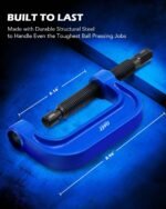 Orion Motor Tech Ball Joint Press Kit, Heavy Duty Ball Joint Removal Tool Kit with 4x4 Adapters, for Most 2WD and 4WD Cars and Light Trucks - Image 4