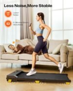 Walking Pad with 9% Incline, Compact Under Desk Treadmill for Home, 2.5HP Powerful 3 in 1 Portable Treadmill with Remote Control, Walking Pad for Home and Office - Image 3