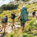 Night Cat Internal-frame Hiking Backpack: 100L Large Camping Backpack for Men Women Traveling Waterproof Rain Cover Green - Image 5