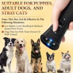 New Ultrasonic Pet Trainer,Pet Training Tool with Light,Ultrasonic Dog Bark Deterrent & Trainer - Stop Excessive Barking,Bark Deterrent Device,Compact Bark Control for Dogs,3 Training Modes - Image 5