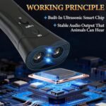 New Ultrasonic Pet Trainer,Pet Training Tool with Light,Ultrasonic Dog Bark Deterrent & Trainer - Stop Excessive Barking,Bark Deterrent Device,Compact Bark Control for Dogs,3 Training Modes - Image 7